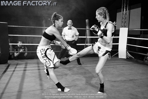 2013-11-16 Vigevano - Born to Fight 4636 Sandy Manfrotto-Luana Lorenzoni - K1
